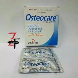 ready- OSTEOCARE, MEMELIHARA KESEHATAN TULANG, jual perstrip /6 tablet -(terjangkau & original)