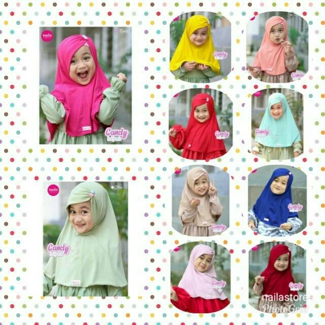 Hijab Bayi lucu, Jilbab anak perempuan lucu murah, Jilbab anak instan newborn sampai umur 6 tahun