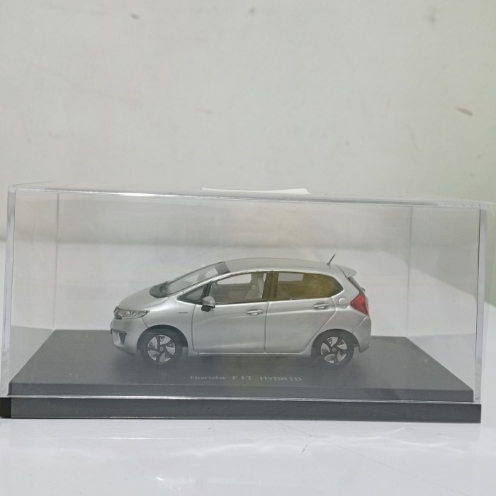 Diecast Ebbro Honda Fit Hybrid Silver Skala 1:43-45140