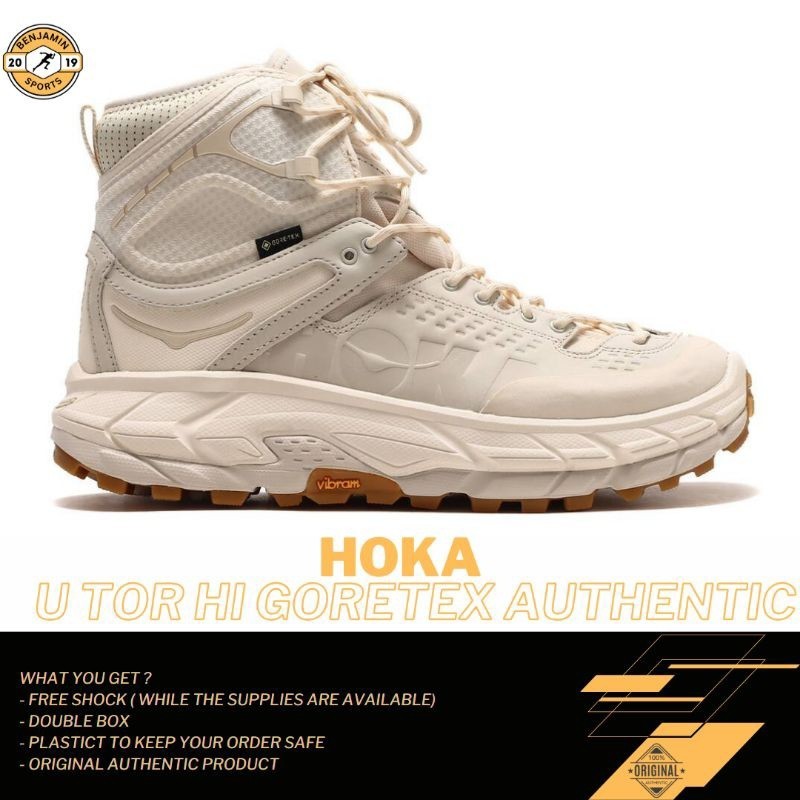 sepatu Gunung pria Hoka U Tor Goretex Authentic Original resmi