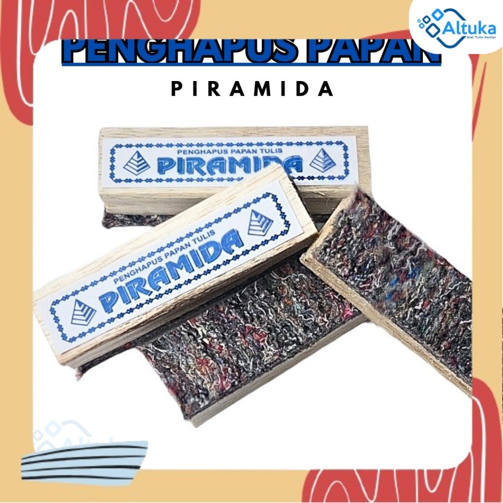 

Penghapus Papan Tulis / Penghapus Hitam Kayu Piramida