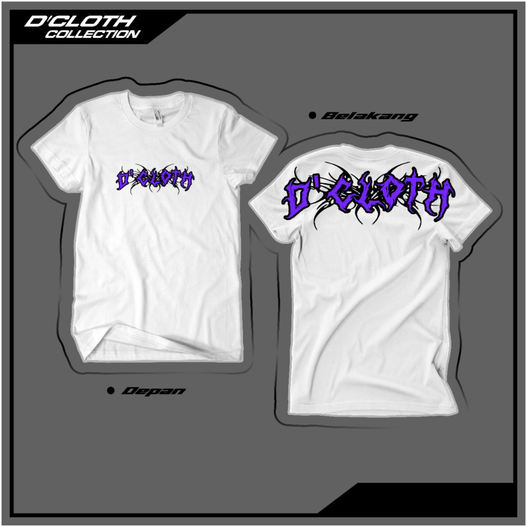 T-shirt D'cloth oversize style original katun pe 24s lengan pendek super premium,kaos original cloth