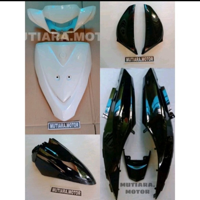 Full Set Body Halus Yamaha Mio Mio Gt warna hitam putih