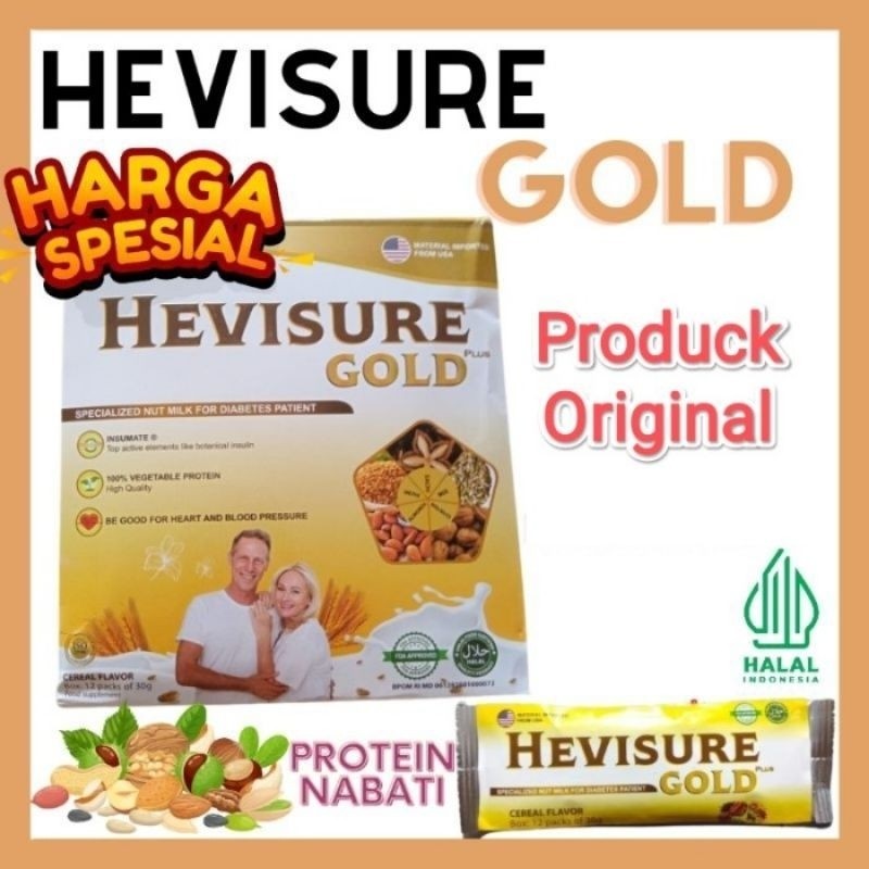 

HEVISURE GOLD MILK SUSU OBAT DIABETES KENCING MANIS INSULIN PANKREAS 12 SACHET