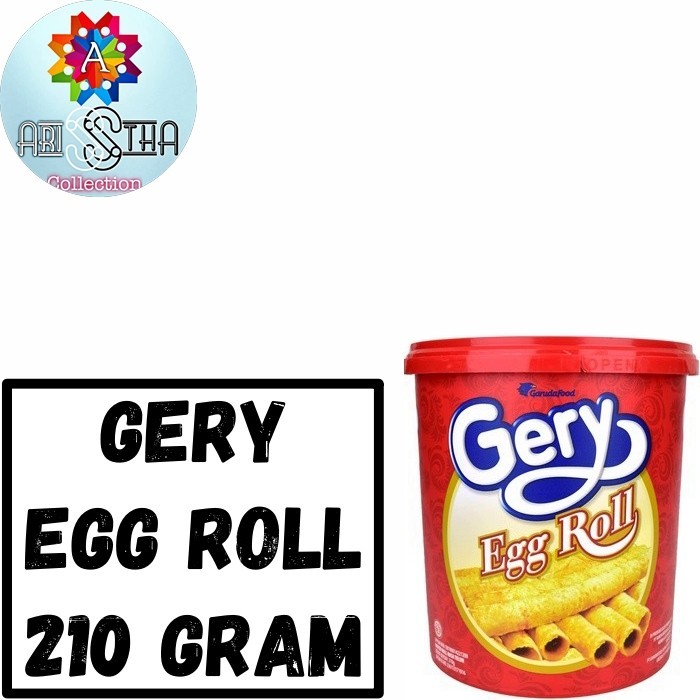 

Gery Egg Roll Biskuit Kaleng 210 Gram