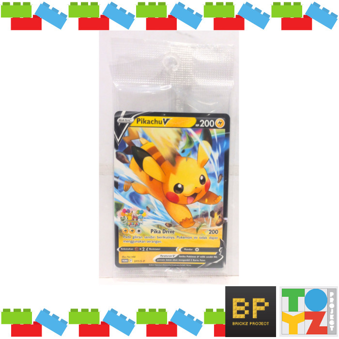 Kartu TGC Pokemon - Fanfare Perayaan Festival Jakarta - Pikachu V