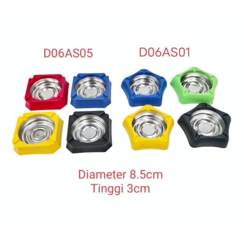 Asbak Stainless Bintang dan Segi D06AS01/05 / Asbak Rokok
