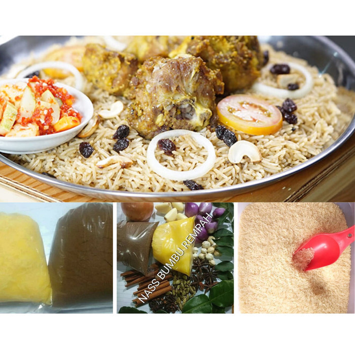 

[TERLARIS] Baru! paket lengkap bumbu nasi kebuli dan beras Basmati 500gr