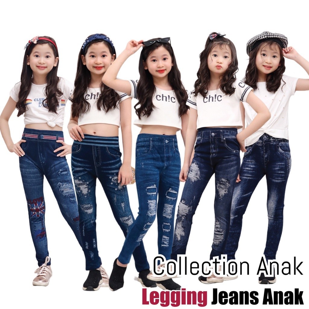 Legging Jeans anak import / Legging anak / legging jeans import / KOLEkSI LEGGING JEANS ANAK