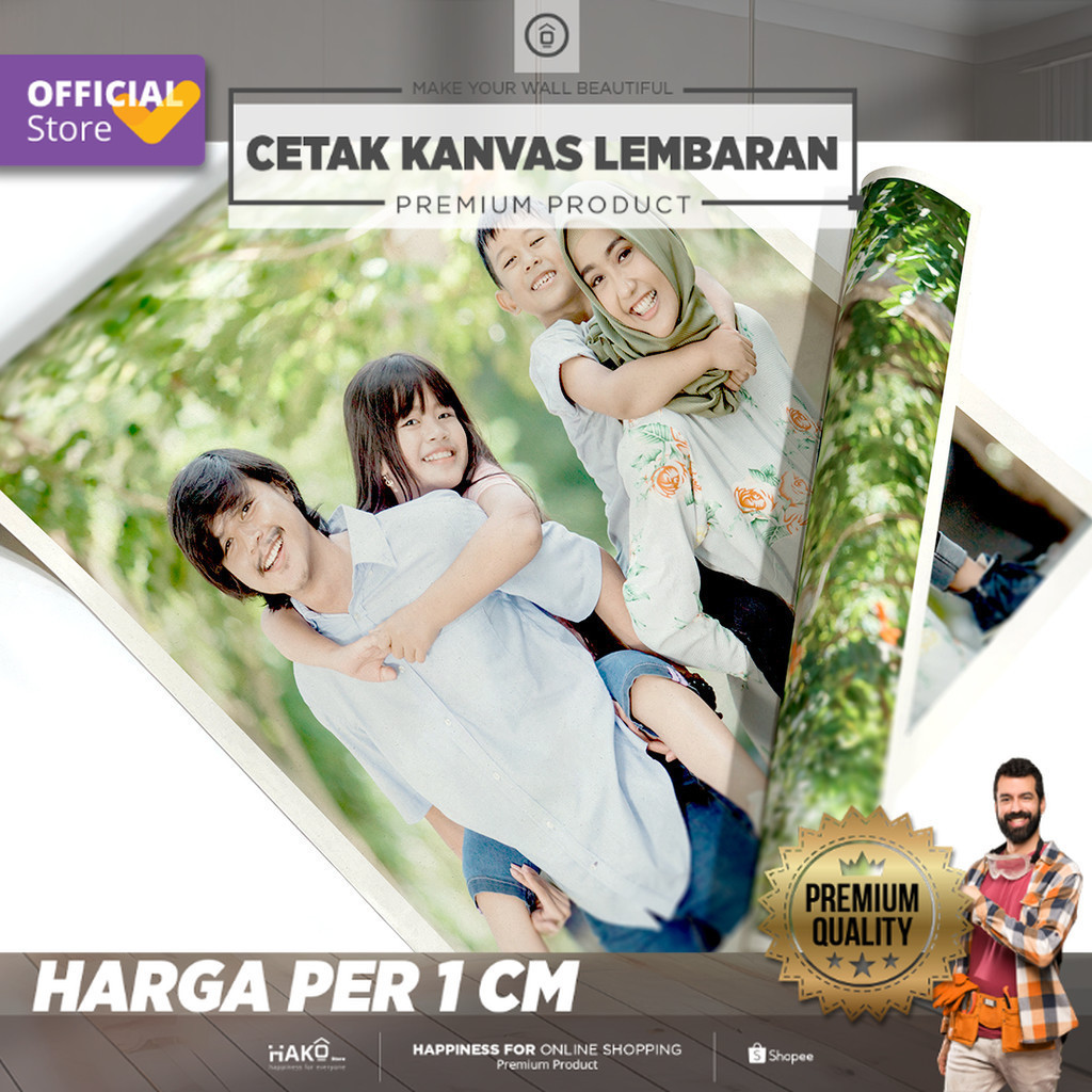 Cetak Foto Kanvas | Cetak Foto Kanvas Lembaran Tanpa Frame | Cetak Foto Custom | Custom Cetak Foto