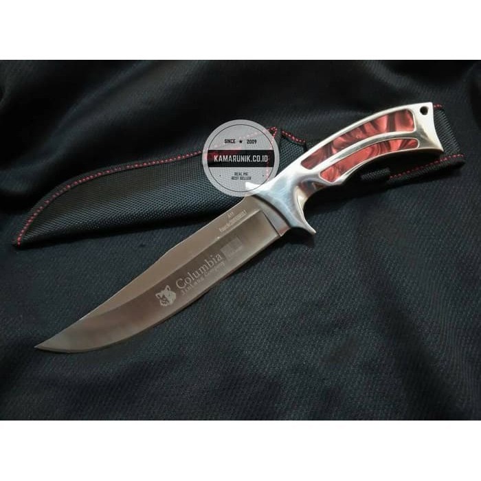 Jual PISAU S4ANGKUR COLUMBIA A11 BERBURU HUNTING TAJAM STAINLEES OUTDOOR Low Price