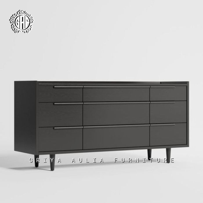 CABINET DRAWER KAYU JATI - DRAWER MINIMALIS JATI - BUFFET KAYU JATI