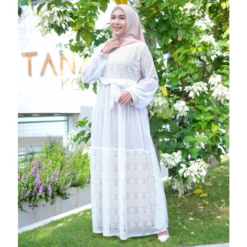 Dress Brokat Remaja Terbaru Dres Kondangan Seragaman Pernikahan Lebaran Terbaru Gamis Pesta Venna Dr