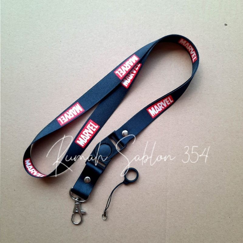 

lanyard MARVEL lanyard DISTRO ANIME gantungan kunci MARVEL STUDIOS / name tag id card kartu nama / tali lanyard gantungan leher