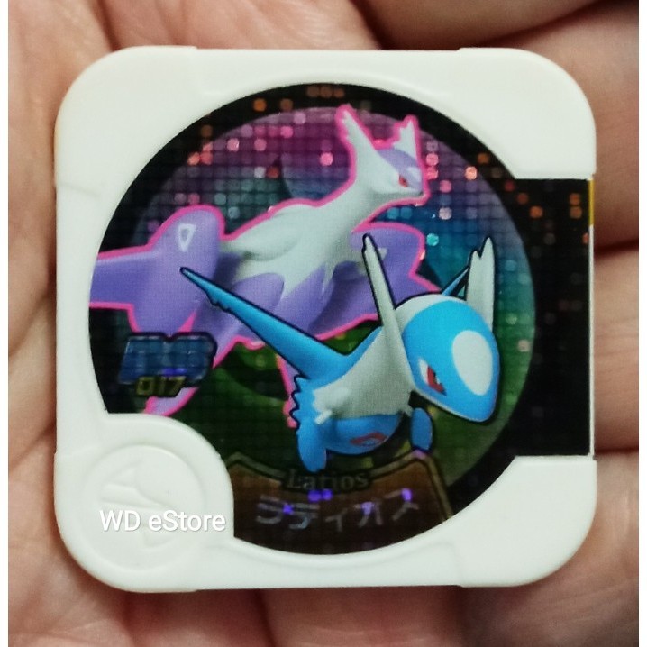 Pokemon Tretta Japan Version Hologram White Chip, Album 2 - Latios -RR45