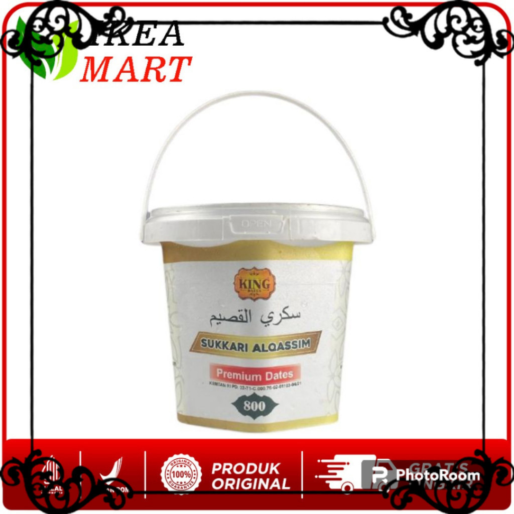 

[ TERLARIS ] Kurma Sukari Ember 850 gram Sukari Al Qassim / Kurma Sukkari Ember Al Qossim INSPIRED BY