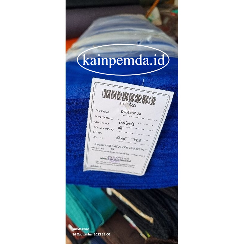 KAIN SERAGAM IGTKI BIRU BENHUR