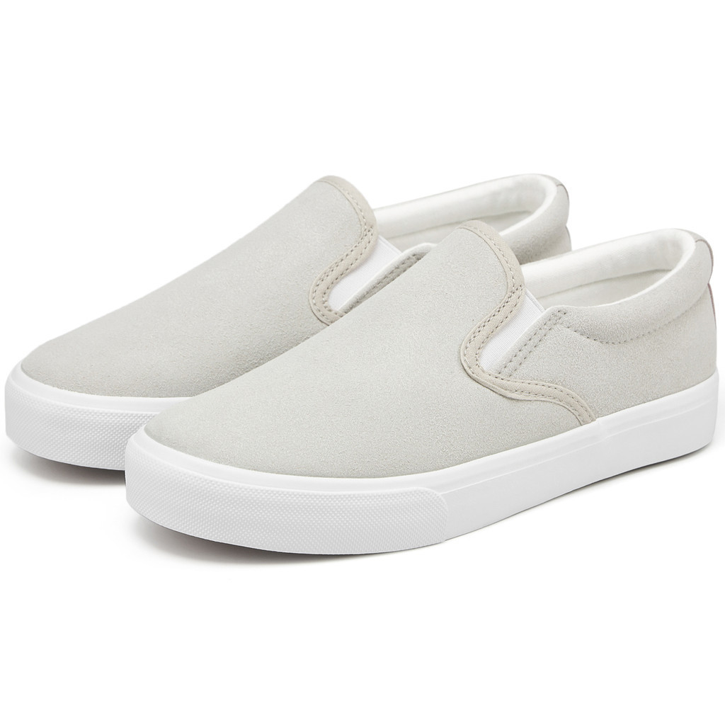 Sepatu kanvas wanita sepatu wanita kanvas klasik hitam ujung bulat sepatu kasual olahraga Slip On se