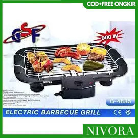 Alat Panggang Elektrik Listrik BBQ Grill Elektrik GSF-4835 Electric Pemanggang ub1