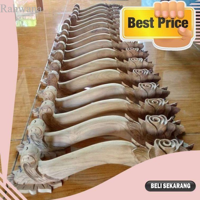 

Gagang Pintu Rumah Mewah Tarikan Handle Ukir Kayu Jati murah