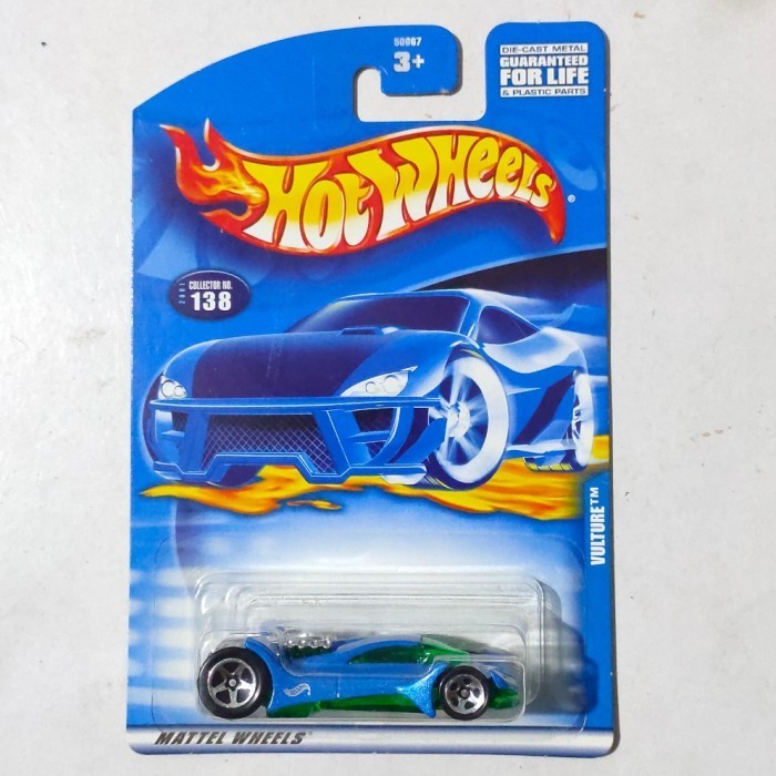 Hotwheels Hot Wheels Vulture biru hijau 2001 HW blue card -DD24