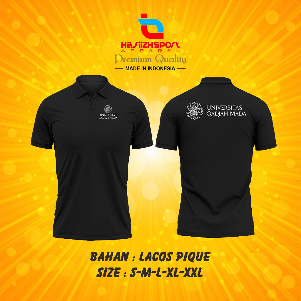 KAOS POLO KERAH UGM UNIVERSITAS GAJAH MADA PREMIUM