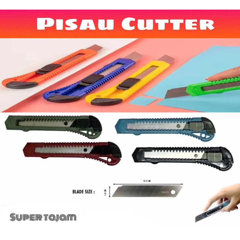 

Pisau Cutter / kater Besar Serba Guna Super Tajam