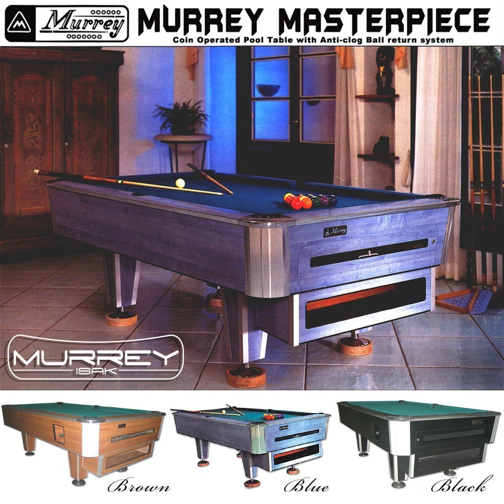 FROMO SALE SPESIAL Murrey Masterpiece 7 ft Coin Pool Table - Meja Billiard Biliar Murey Bilyar Asli 