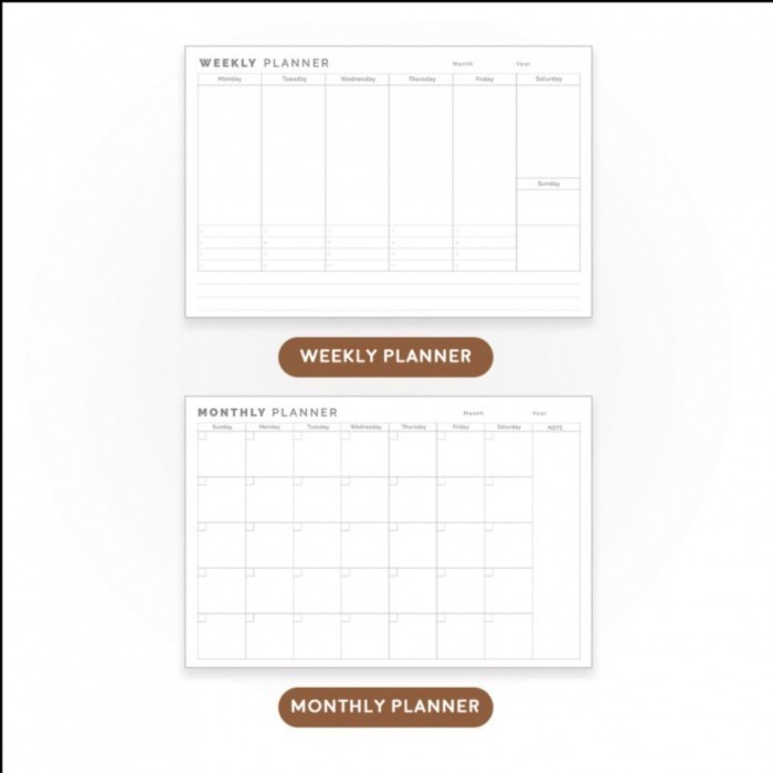 

PANMOMO DESK PLANNER MEMOPAD MEMO PLAN JURNAL CATATAN RENCANA KERJA - WEEKLY TIMES