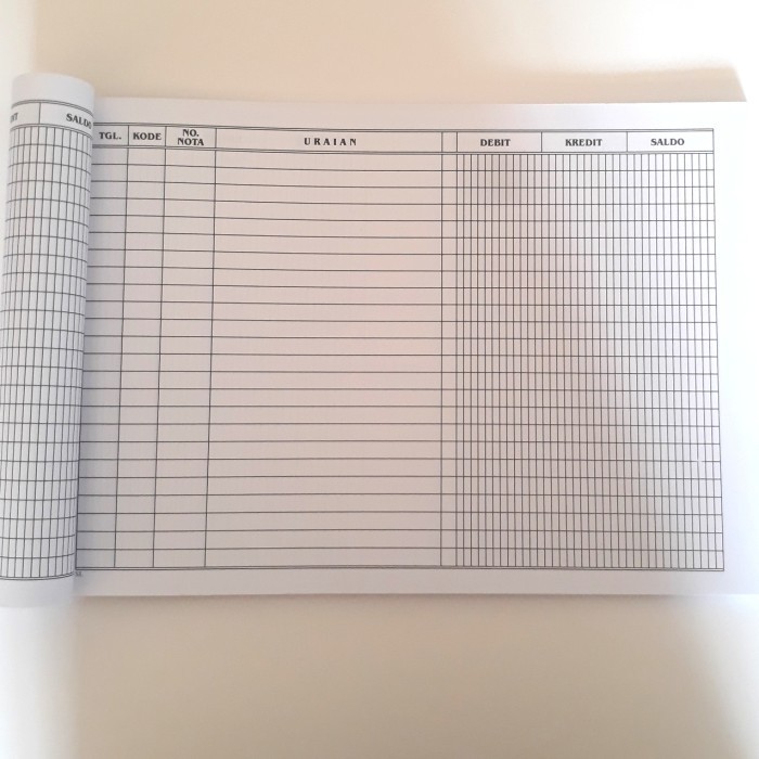 

Buku Kas Horizontal