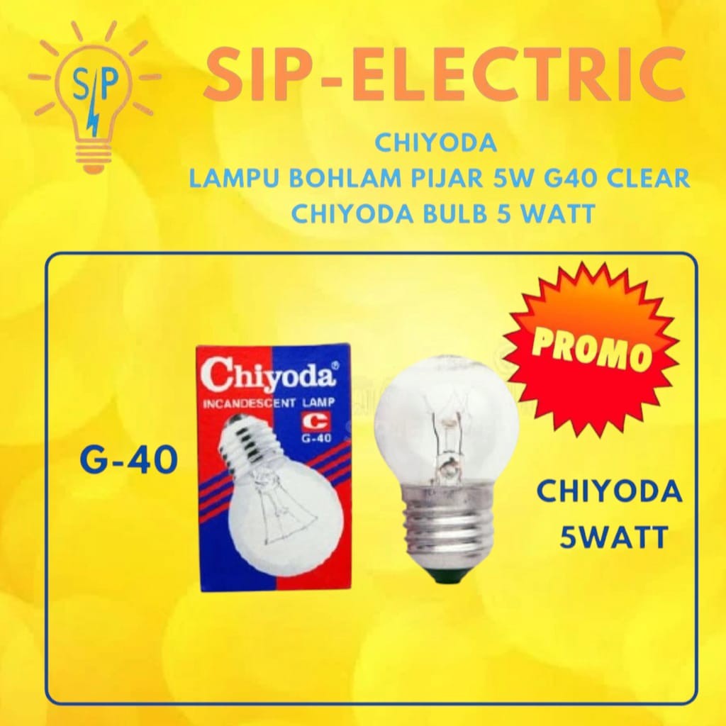 Chiyoda G-40 Lampu Bohlam Pijar