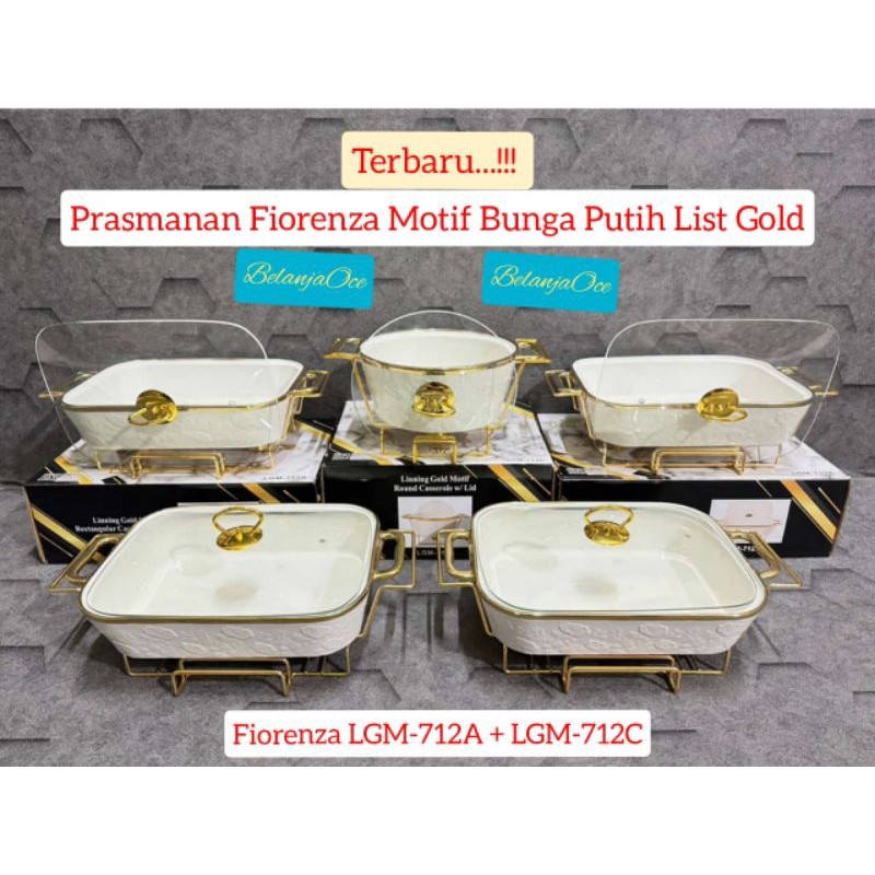 [Khusus Kota Palembang) Prasmanan Pesta Fiorenza Keramik Set 5 Buah