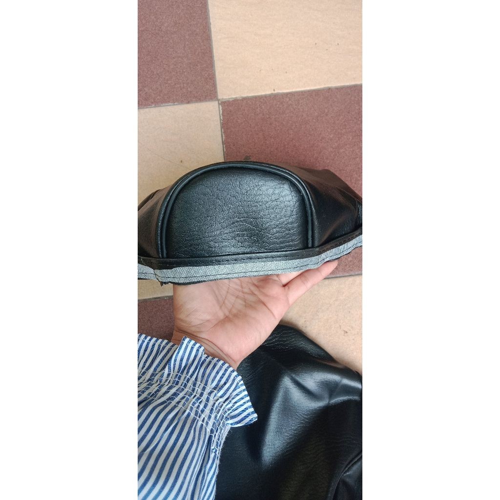 Kulit Cover Jok Pisah Depan Belakang Hitam Honda Pispot 70 Honda C70 Ulung Honda C700 dll