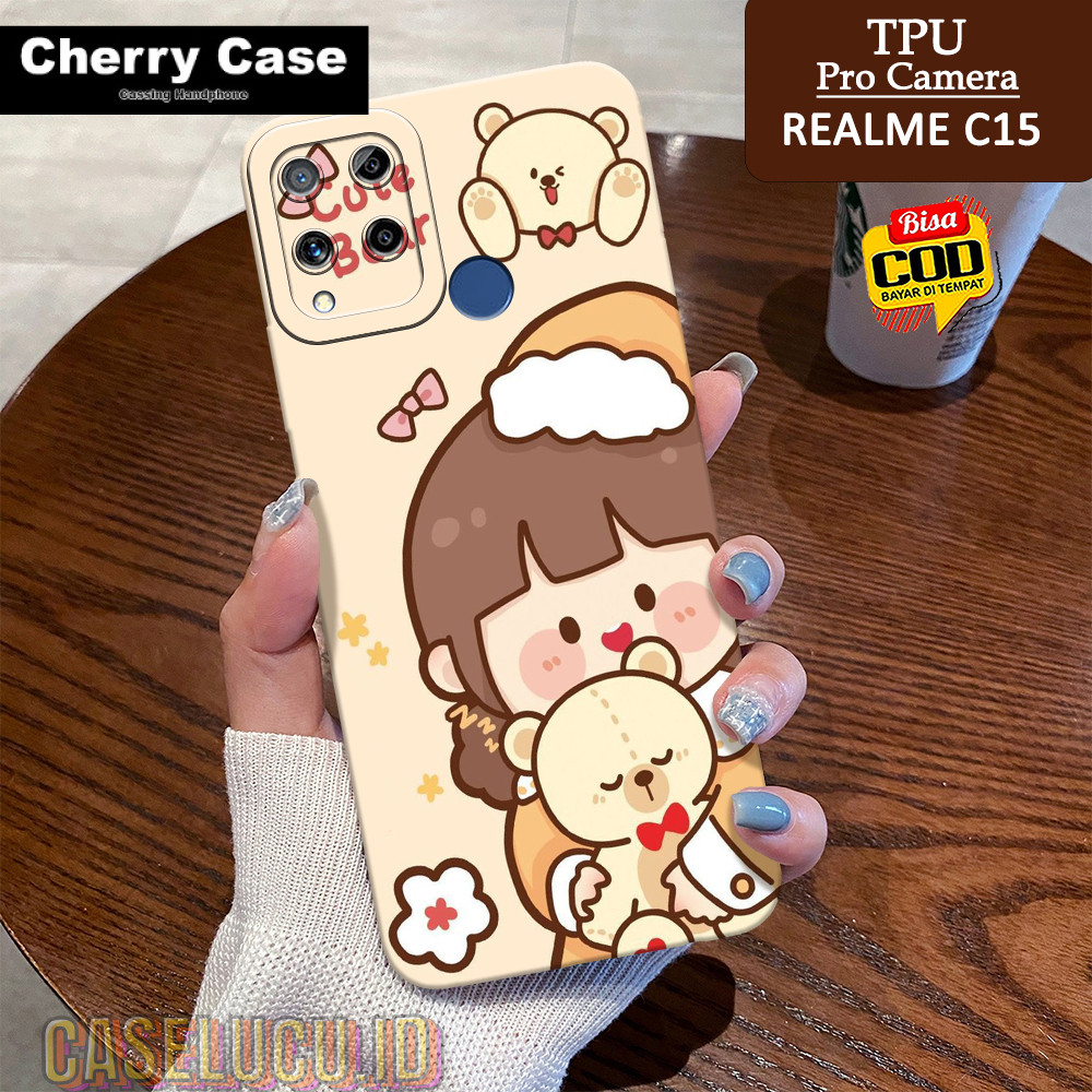 Casing Hp Realme C15 Terbaru - Fashion Case Kartun - Case Realme C15 - Soft Case Hp Realme C15 - Kes