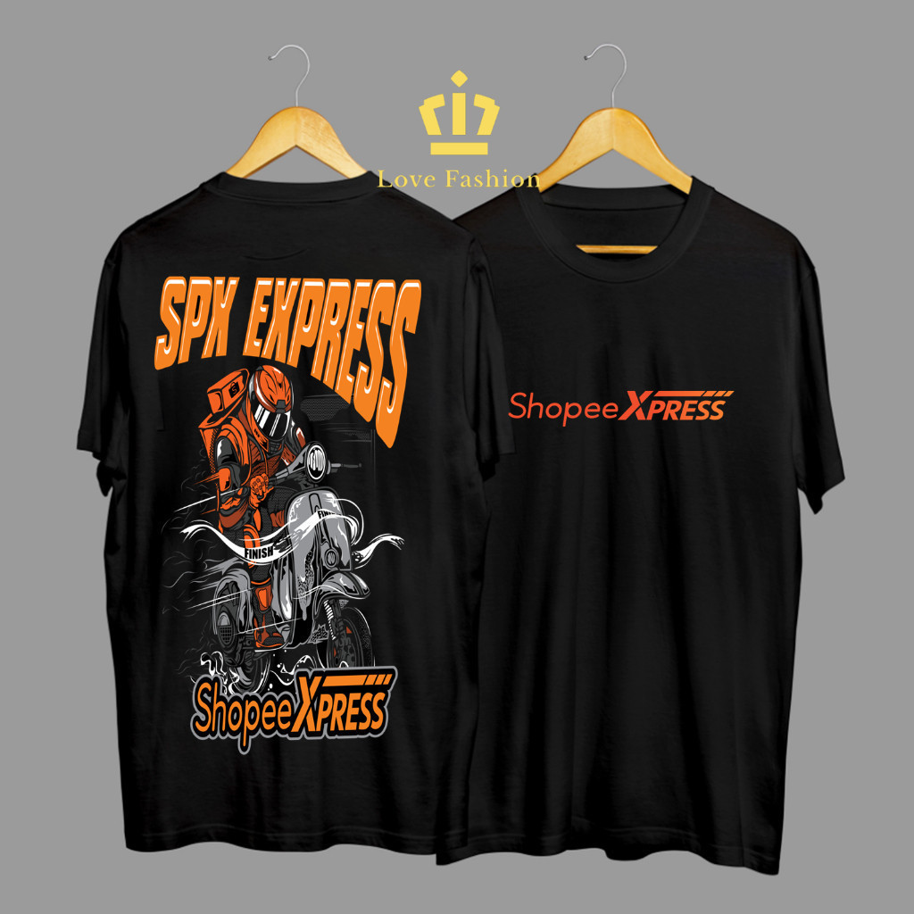 Kaos Tshirt Baju Distro Shope Express SPX Express Kurir Vespa Premium Terbaru