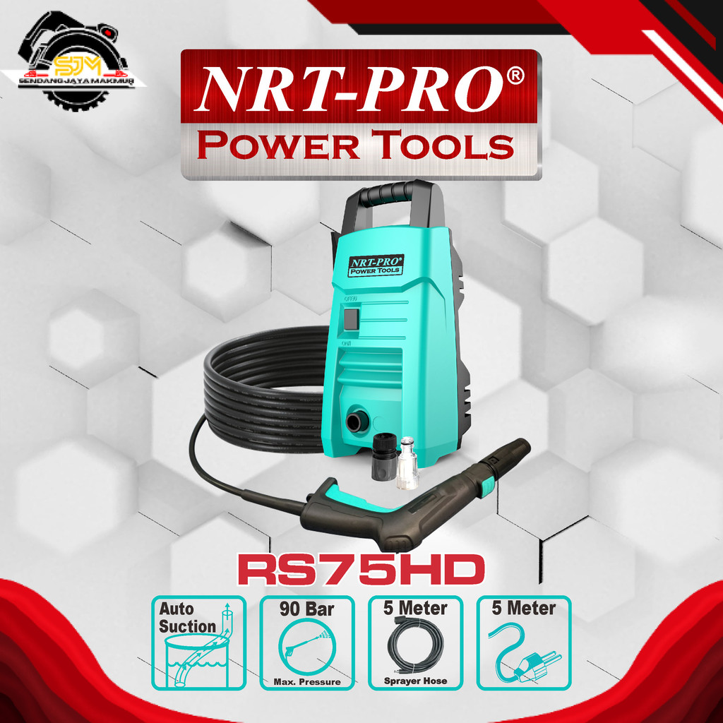 MESIN JET CLEANER / MESIN STEAM / PENCUCI MOBIL MOTOR RS75 NRT-PRO