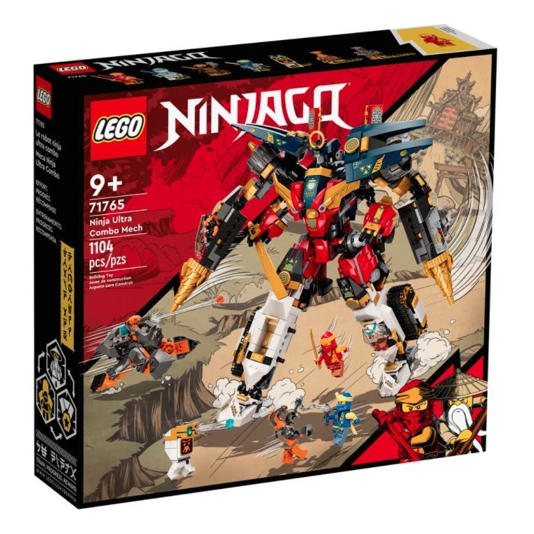 Lego 71765 Ninjago Ninja Ultra Combo Mech mainan anak robot ninja