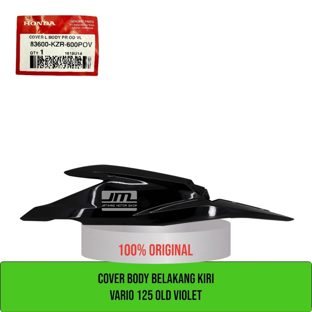 Cover body belakang vario 125 old violet 83600-KZR-600POV