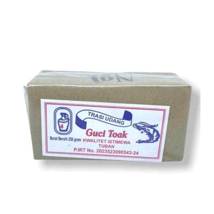 

Trasi udang guci toak 250 gram / terasi udang terenak