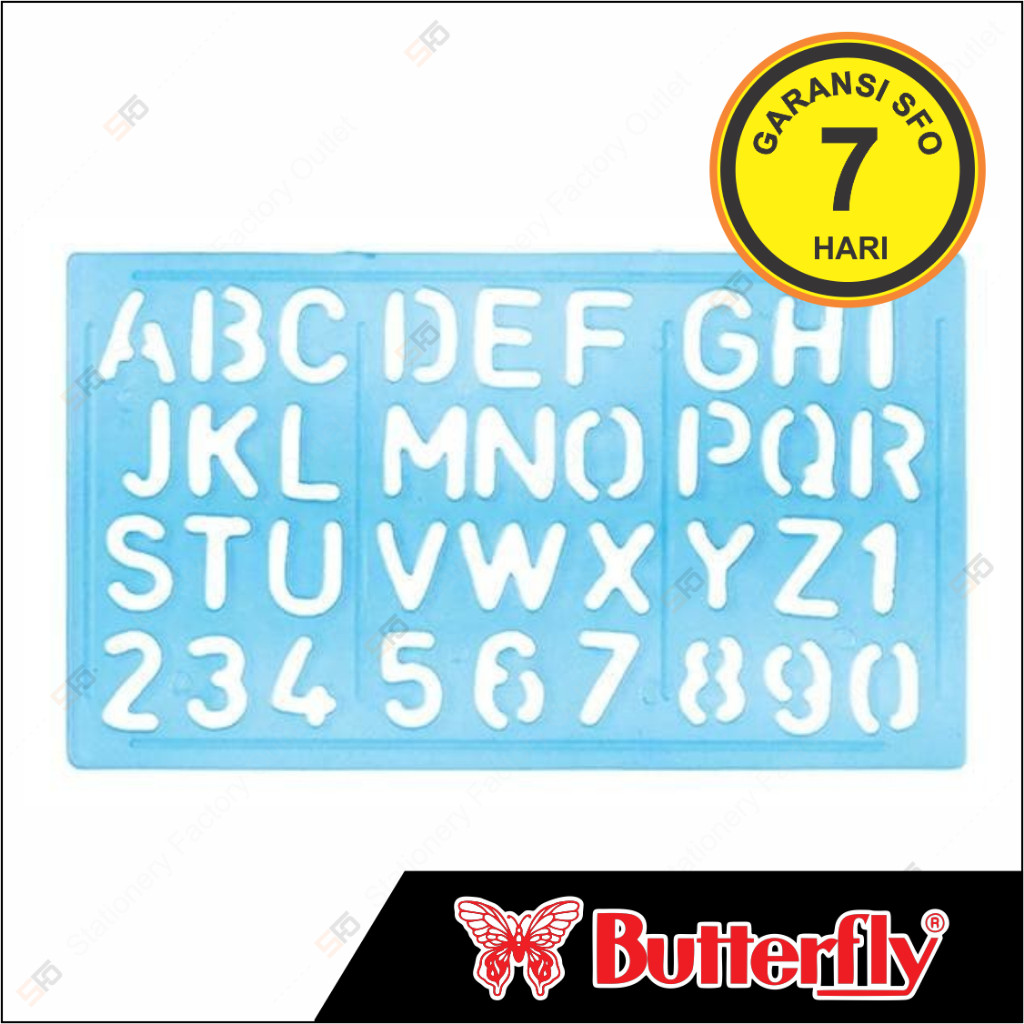 

Penggaris Mal Butterfly HA 290 - Codeline Stationery