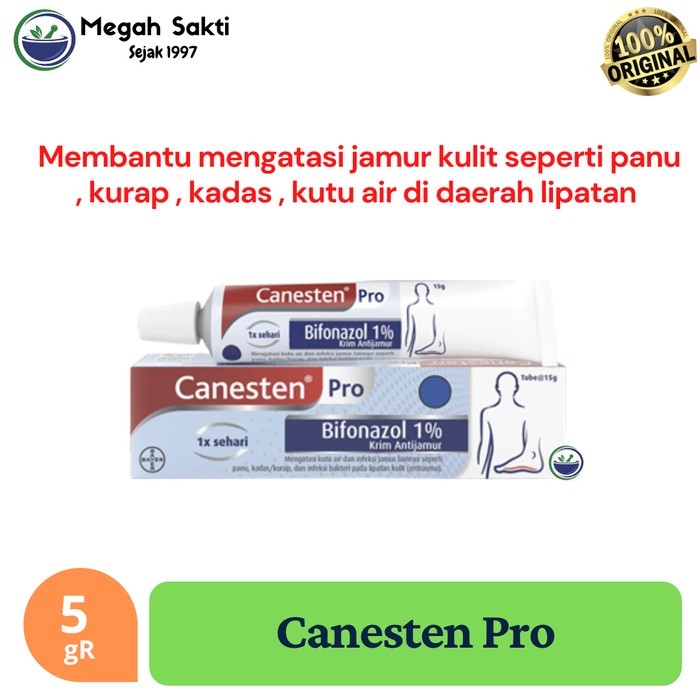 SuryaSakti - Canesten Pro Cream 5 gR - Mengatasi Penyakit Kulit