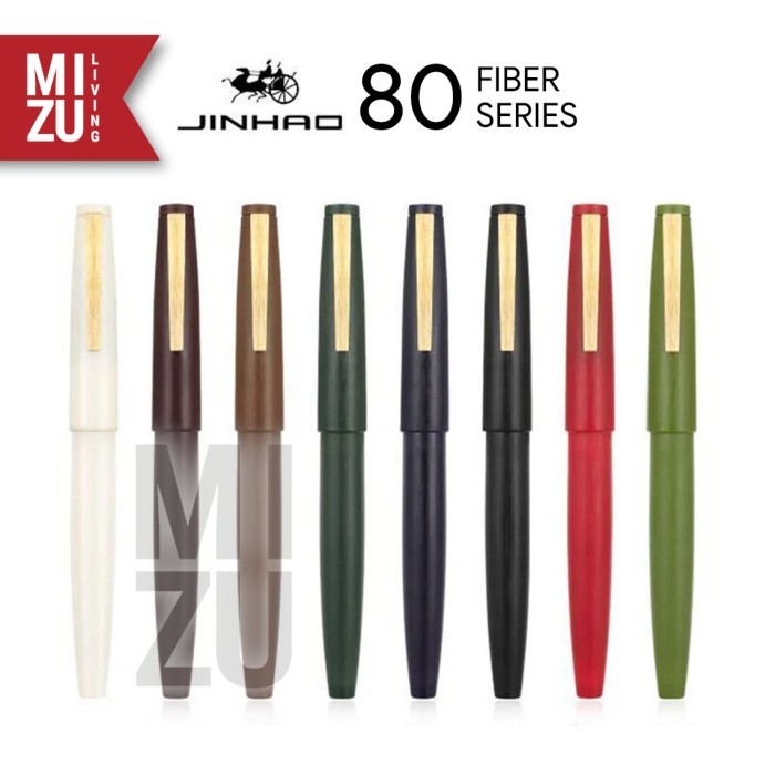 

[NEW] JINHAO 80 FIBER Fountain Pen Inspired By L2K Calligraphy Nib Pen - BLACK SC, XEF 0.3