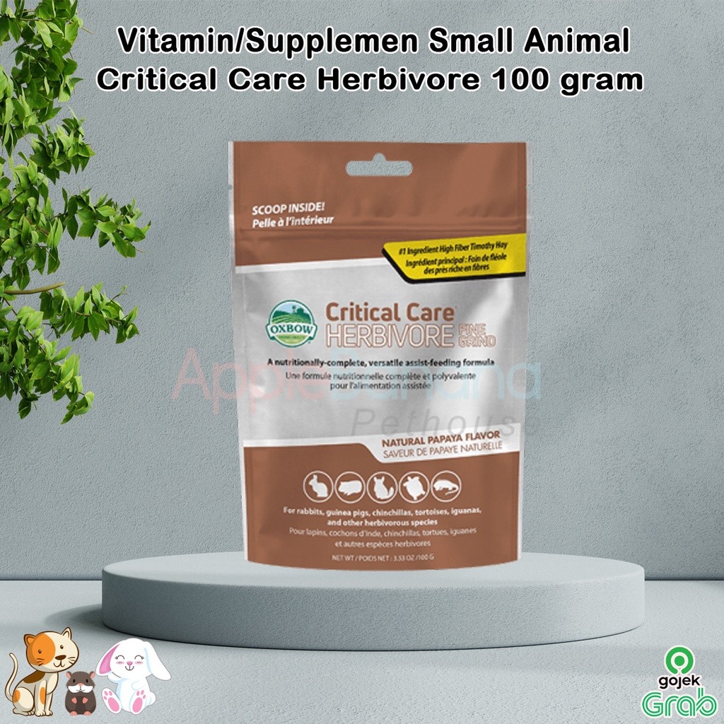 Oxbow Critical Care Fine Grind 100 gr Vitamin Kelinci