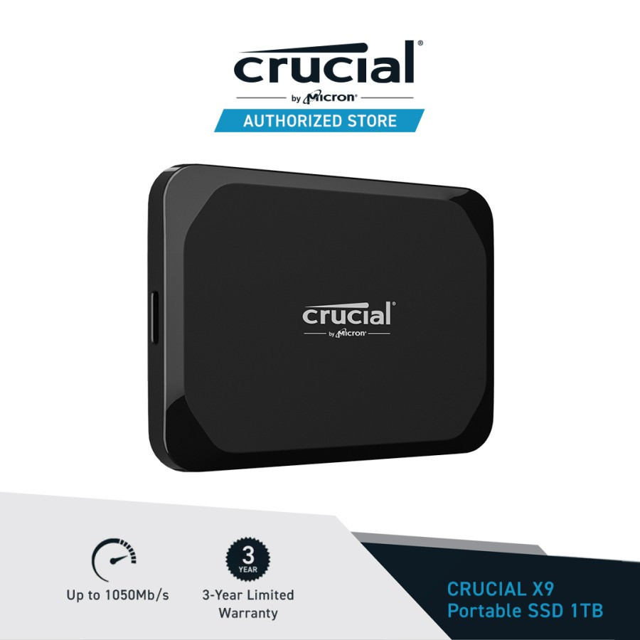Crucial SSD External X9 1TB 2TB 4TB Portable SSD Crucial X9 4TB 2TB 1TB