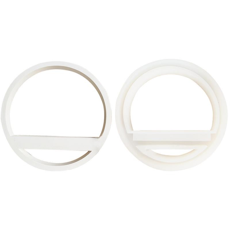 

Silicone Mold For Gypsum Creative Ornament Mold Hang Wreath Resin Casting Mould Ornament Mold Plaster Making Molds For DIY