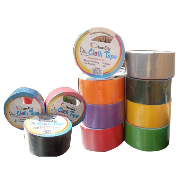 LAKBAN KAIN/CLOTH TAPE WARNA 2INC OCI