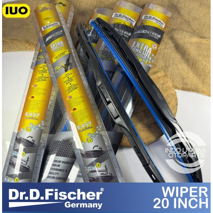 Wiper Blade Hybrid Mobil 20 Inchi (1pc) satuan Dr Fischer