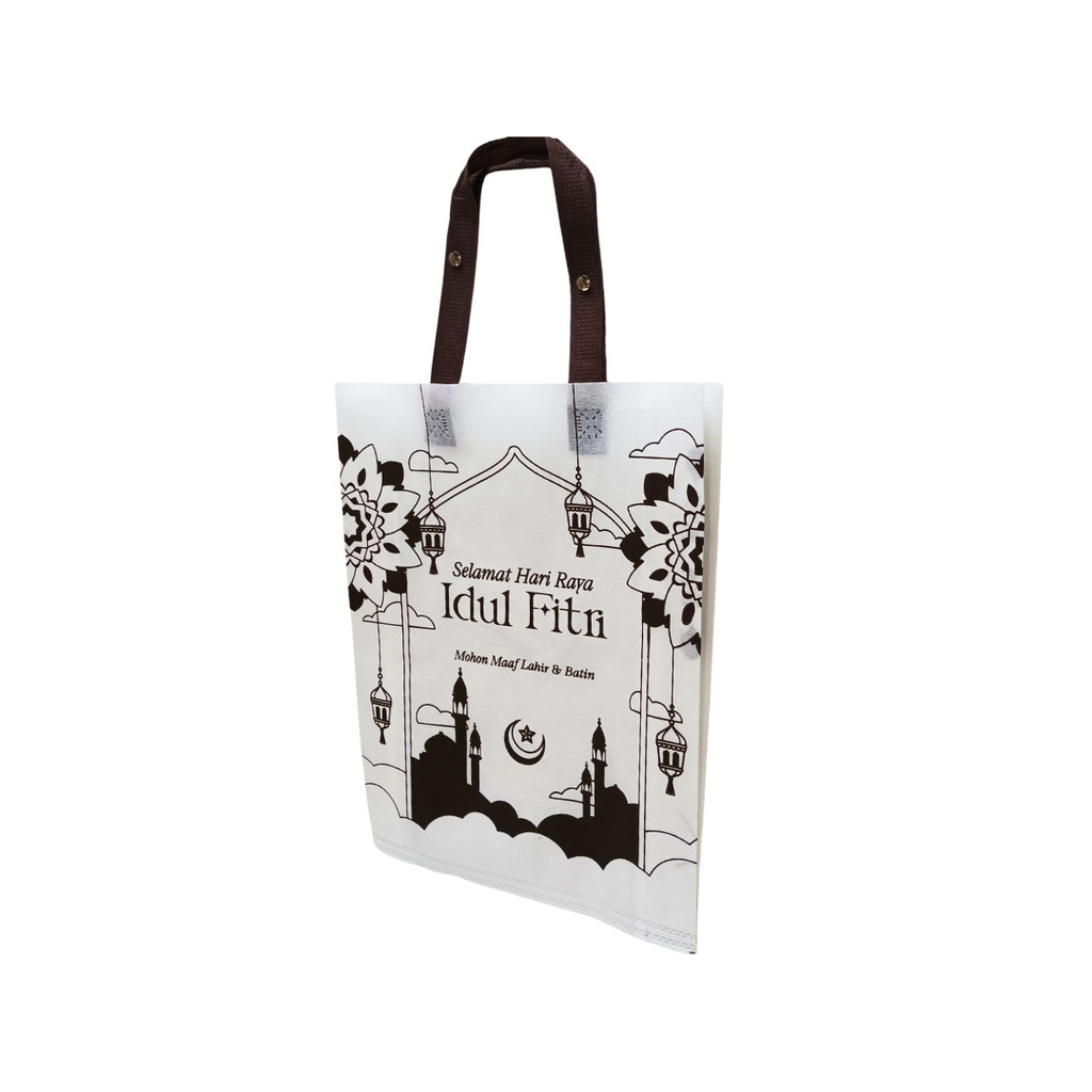 

TAS Spunbond IDUL FITRI 30 x 40 x 8 / Goodie Bag Lebaran Idul Fitri uk 30x40x8 (ID-07)