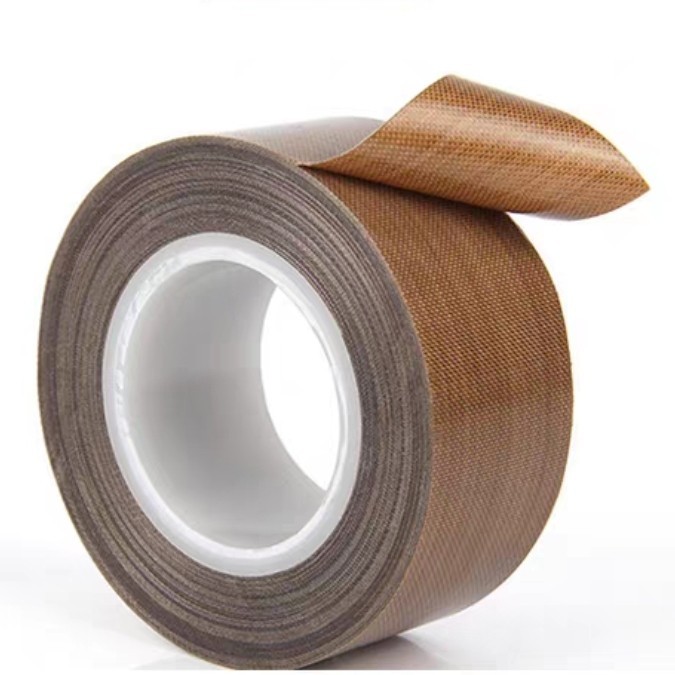 

Lakban Teflon Heat Tape 100mm x 10m x 0.13mm Tahan Panas Kain Coklat