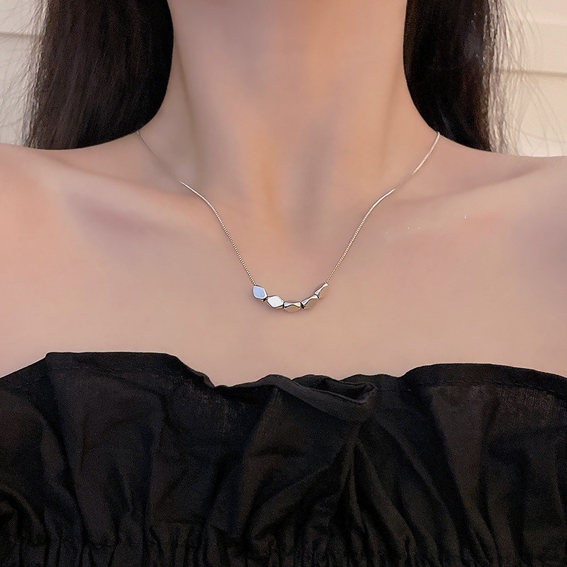 Kalung Salib Titanium Anti Karat Kalung Wanita Kalung Perak Asli